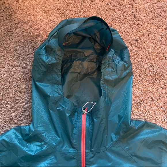 Patagonia Jacket Womens Medium Blue Hooded Windbreaker Full Zip Outdoor Polyamid - Picture 3 of 16